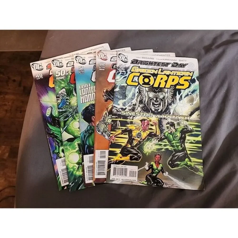 DC Universe Comic - Brightest Day Green Lantern Corps 2010 (49, 50, 51,‎ 52, 54)